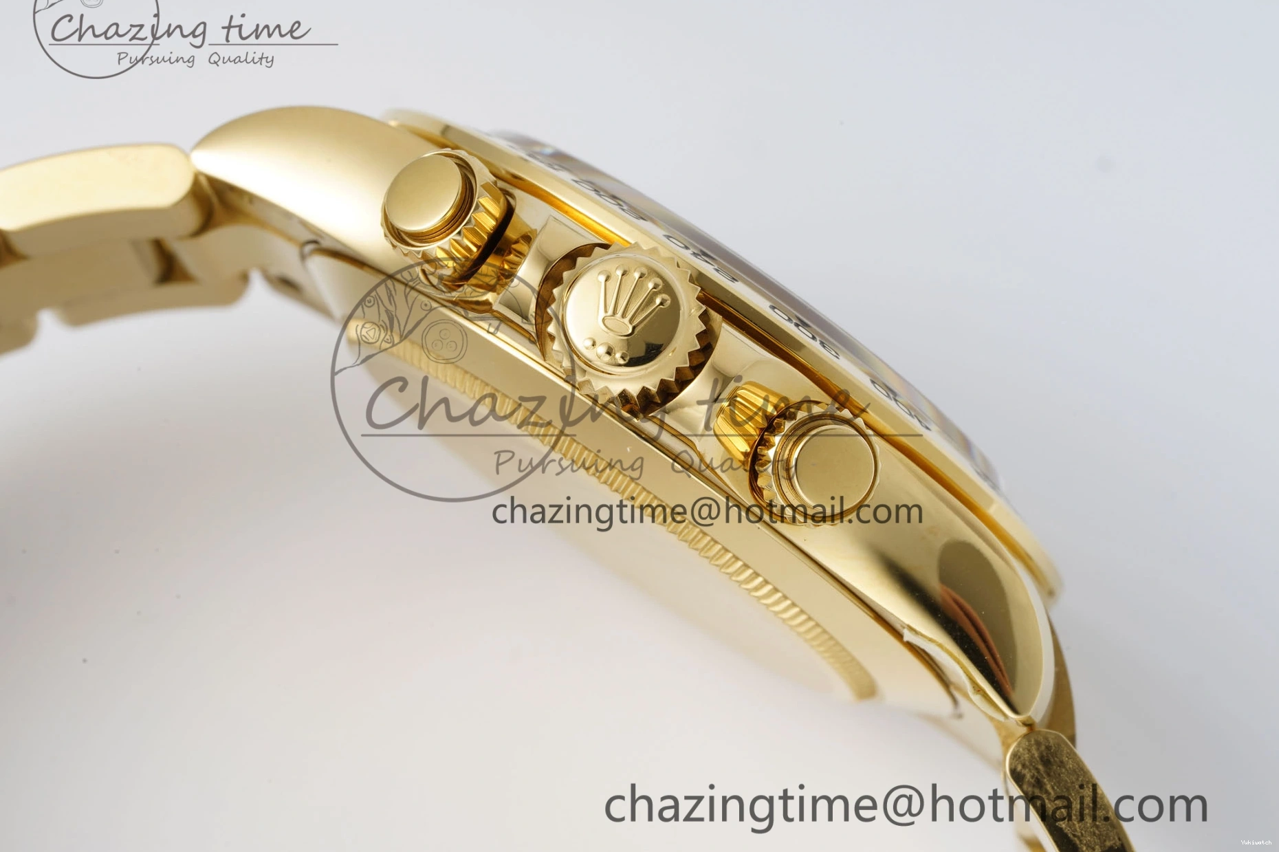 1:1 BTF Best SA4130 Daytona Black YG Bracelet Edition on 116508 YG Dial 0109